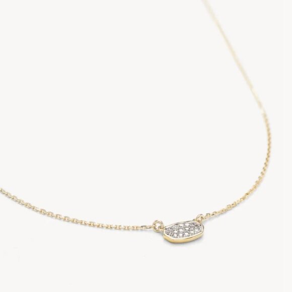 Kendra Scott Jewelry - Kendra Scott-  Marisa Pendant Necklace in White Diamond and 14k Yellow Gold